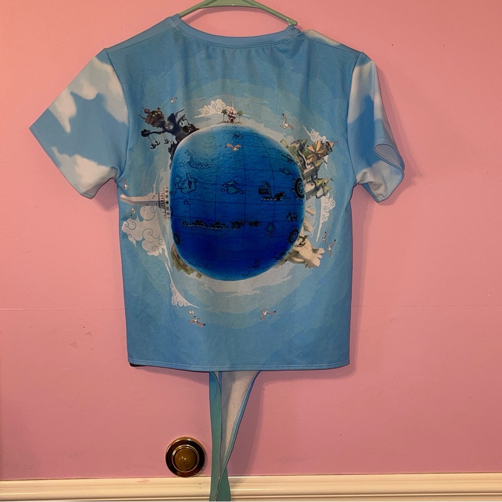 Blackmilk legend of Zelda wind waker tie crop tee fairy cottage Fairycore - Picture 5 of 6